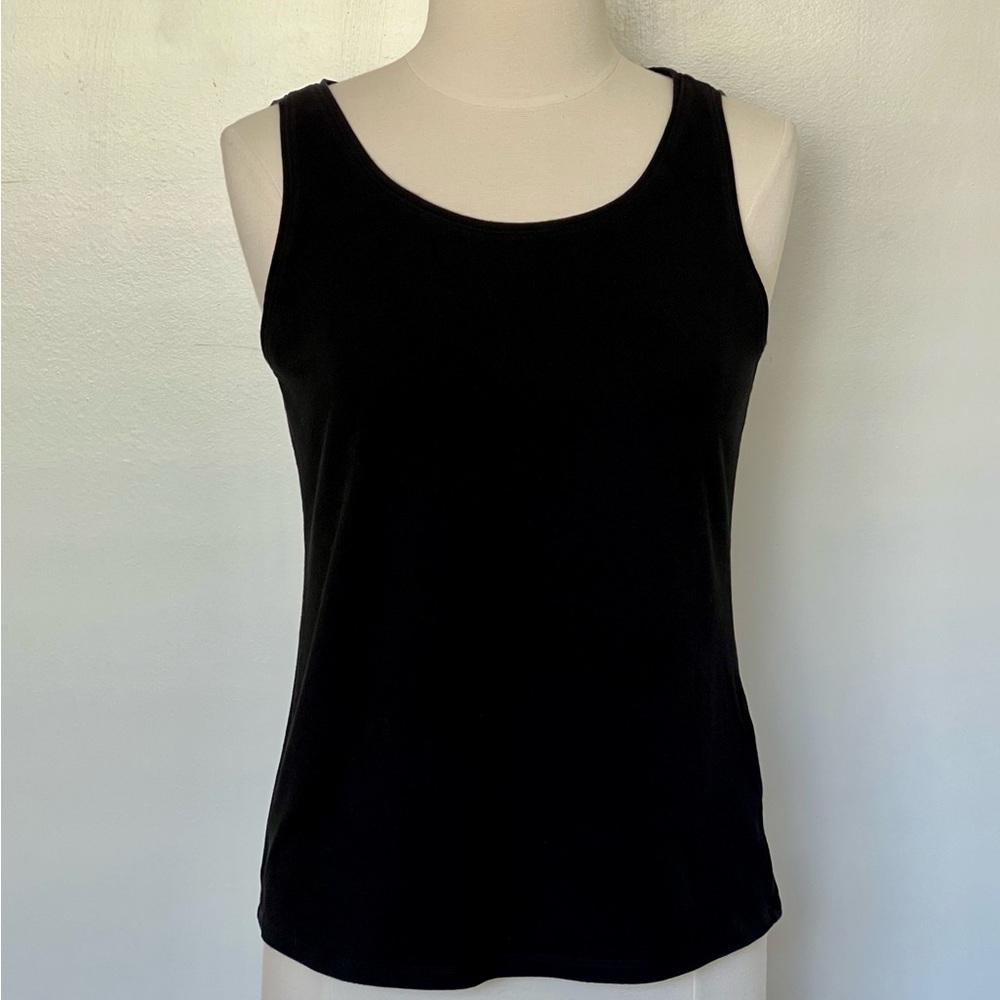 Eileen Fisher cotton knit tank top
